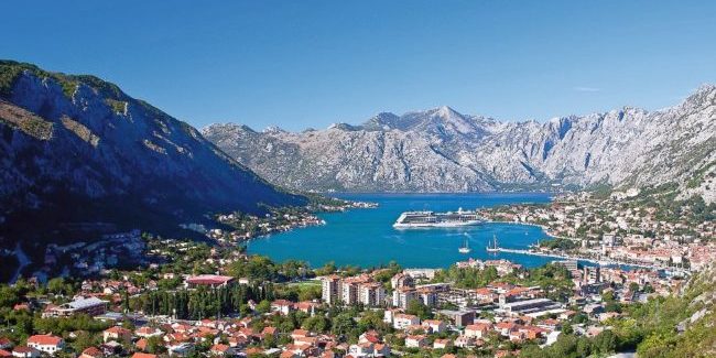 Kotor cityscape in Montenegro, Europe