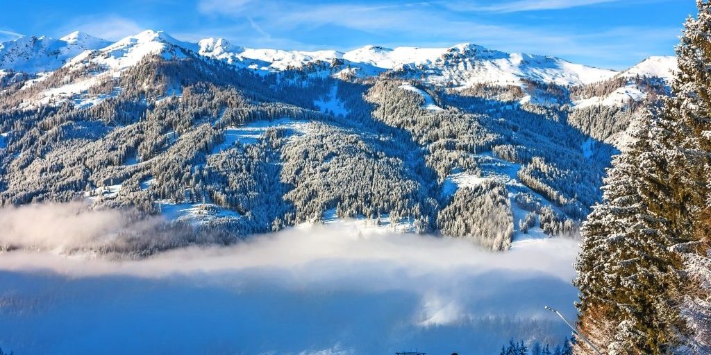 Mountains ski resort Austria - nature and sport picture