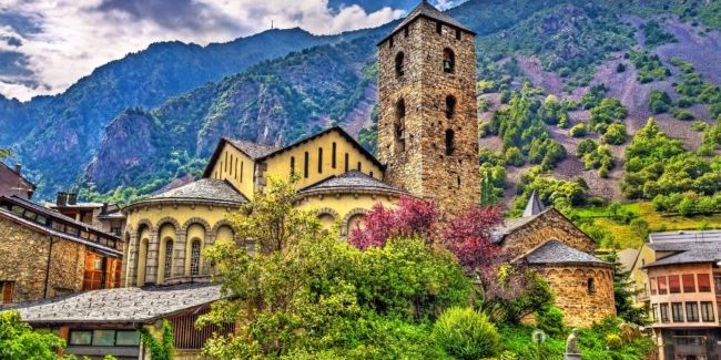 Sant Esteve church in Andorra la Vella, Andorra