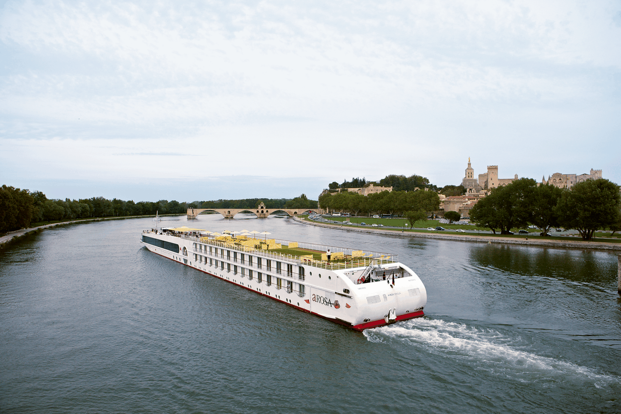 A-ROSA Flusskreuzfahrt auf der Rhône bei Avignon – entspannt reisen und Südfrankreich entdecken