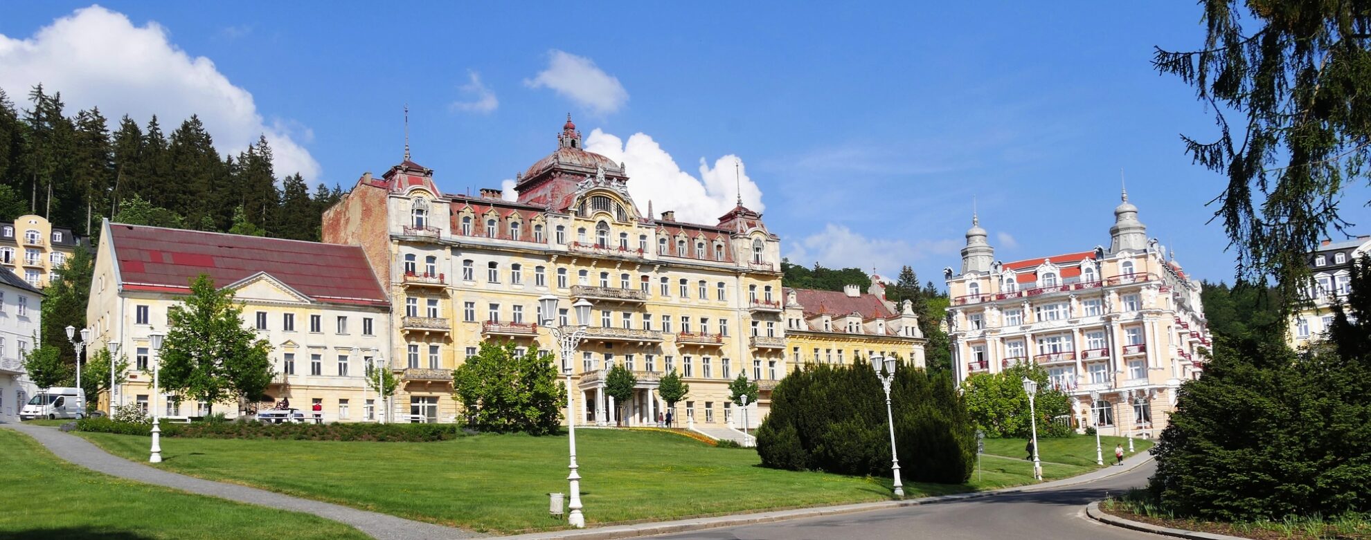 Historische Kurhotels in Marienbad – Architekturjuwel im berühmten böhmischen Heilbad