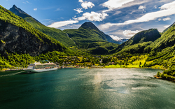 Geirangerfjord in Norwegen