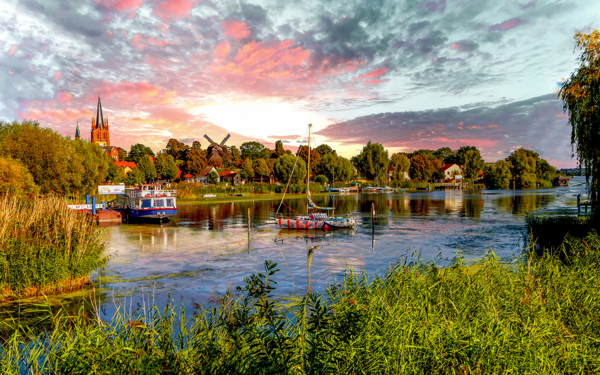 Blick auf Werder an der Havel