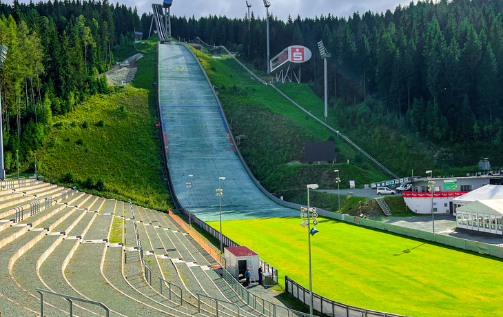 Skisprungschanze Vogtland Arena in Klingenthal