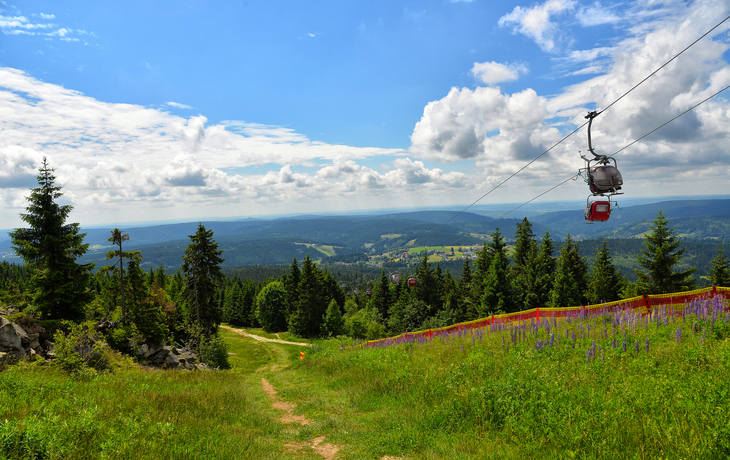 Seilbahn am Ochsenkopf im Fichtelgebirge