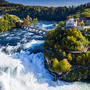 Rheinfall - Wasserfall im Kanton Schaffhausen in der Schweiz