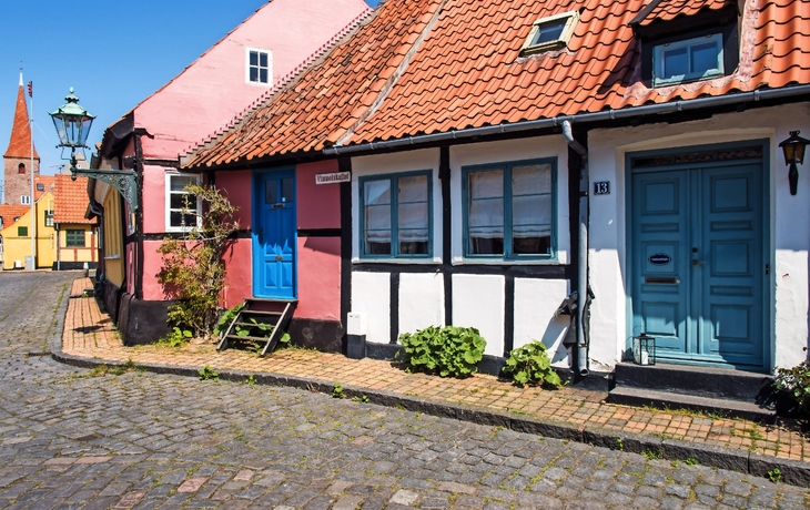 Die Altstadt von Roenne