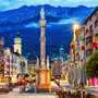 Altstadt von Innsbruck in Tirol, Österreich