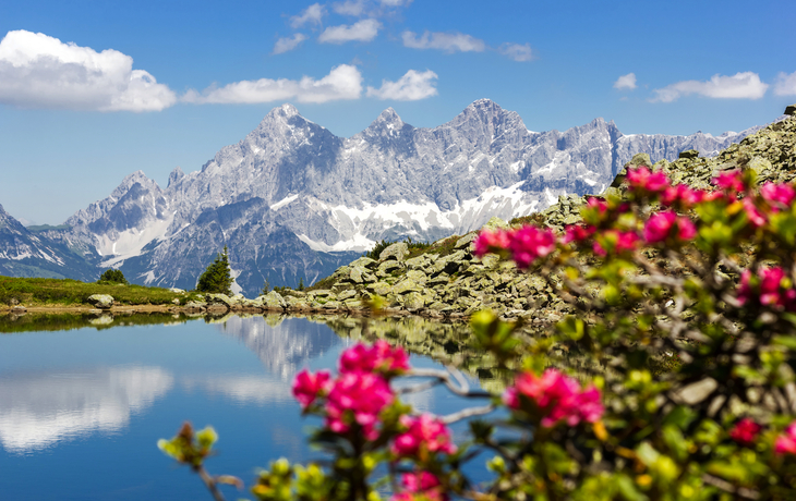 Spiegelsee in Schladming in der Steiermark, Österreich