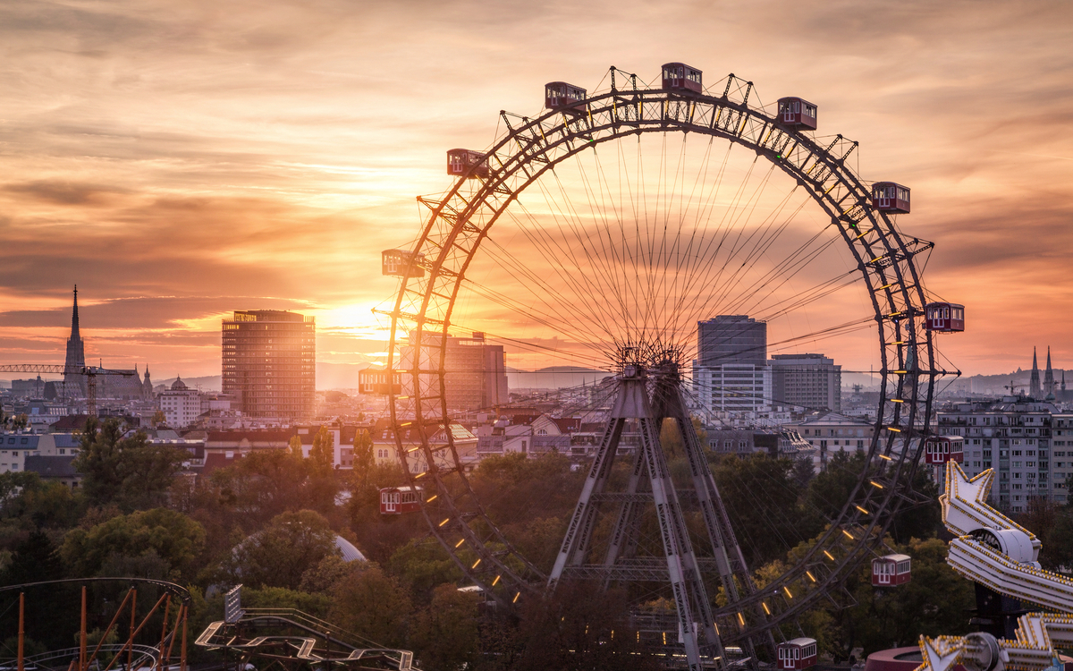 Blick über den Wiener Prater 