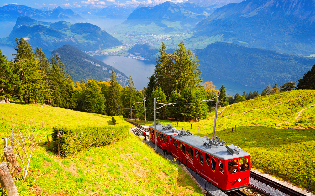Pilatusbahn in der Schweiz