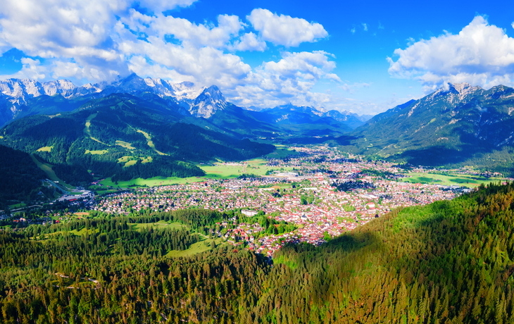 Garmisch-Partenkirchen im Sommer