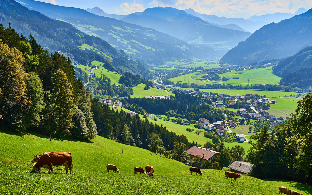 Zillertal in Österreich