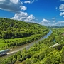 Naturpark Altmühltal mit Main-Donau-Kanal in Bayern