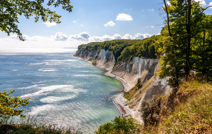 Kreidefelsen auf der Insel Rügen